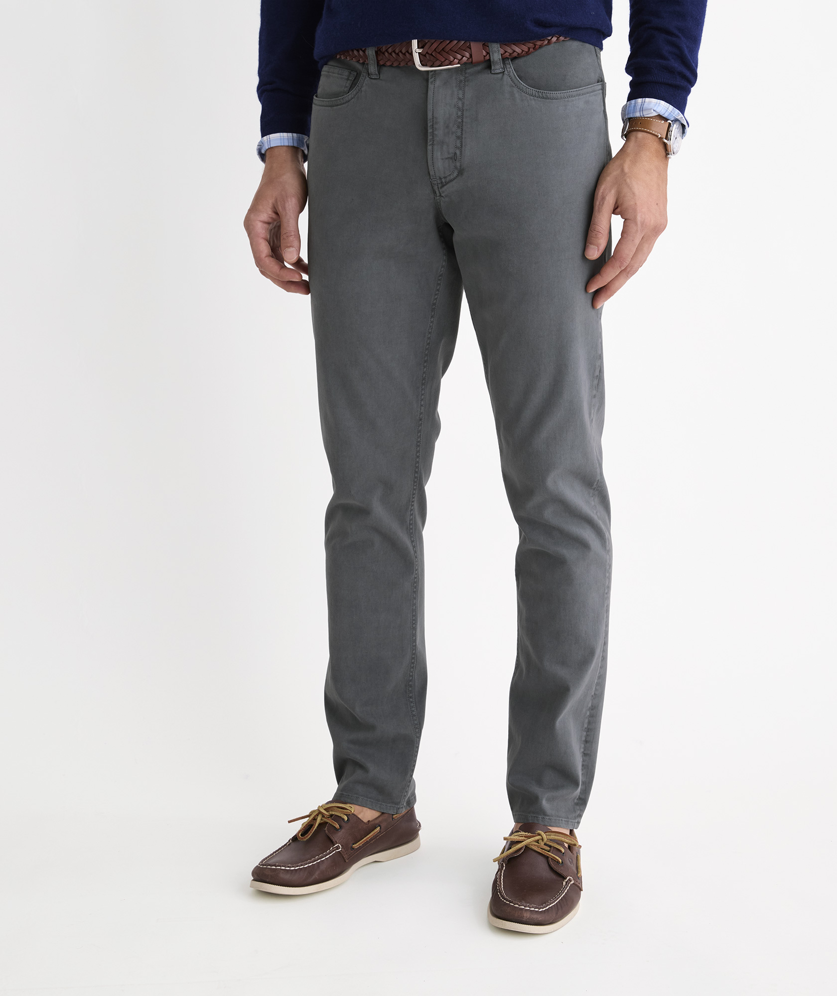 BAYSIDE SATEEN 5-POCKET pants